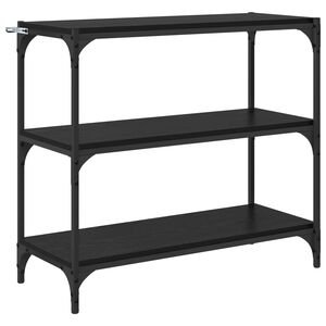 vidaXL Biblioth&egrave;que Ch&ecirc;ne noir 80 x 33 x 70,5 cm