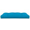vidaXL Coussin de palette bleu 120x80x12 cm tissu