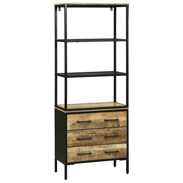 vidaXL Haut Armoire Marron 70 x 35 x 180 cm Bois de mangue massif