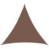 vidaXL Voile d'ombre Marron 2 x 2 x 2 m HDPE