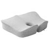 vidaXL Coussin d&rsquo;assise Couleur unie Gris clair 50 x 43 x 10 cm