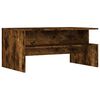 vidaXL Table basse chêne fumé 90x55x42,5 cm bois d'ingénierie