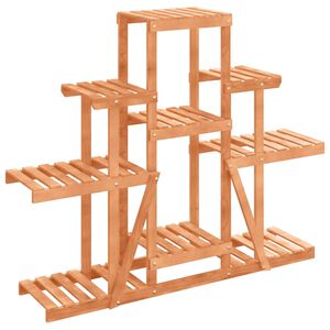 vidaXL Support &agrave; fleurs 110x25x96 cm bois massif de sapin