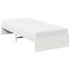 vidaXL Lit de jour avec matelas blanc 90x190 cm bois de pin massif