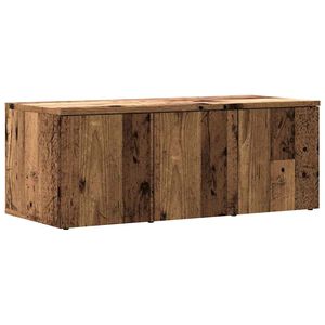 vidaXL Meuble TV vieux bois 80x34x30 cm bois d'ing&eacute;nierie