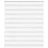 vidaXL Store z&egrave;bre blanc 120x150 cm largeur du tissu 115,9cm polyester