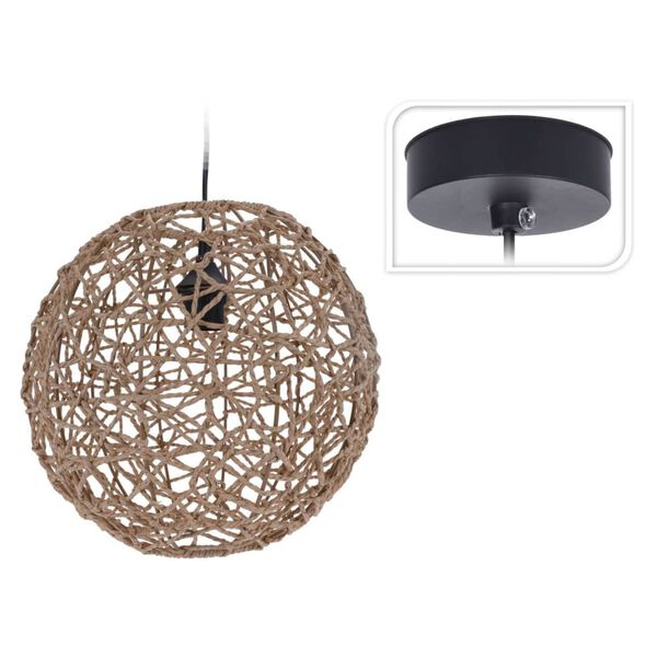 H&S Collection Lampe suspendue Boule Papier