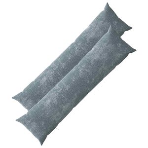 vidaXL Housse de coussin HEERLEN Bleu clair 40 x 145 cm Tissu Chenille
