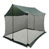 vidaXL Tarp de camping avec murs en maille Vert arm&eacute;e