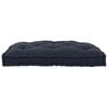 vidaXL Coussin de canap&eacute; sur palette Anthracite 120 x 80 x 12 cm Tissu