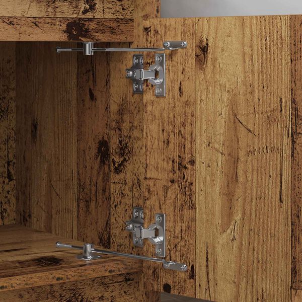 vidaXL Charni&egrave;re &agrave; tige de traction 12 pcs Argent&eacute; 190 mm Fer