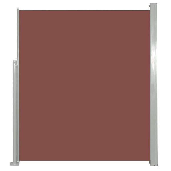 vidaXL Auvent latéral rétractable 120 x 300 cm Marron
