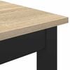 vidaXL Table de salle &agrave; manger / Table de repas M&Eacute;TAL