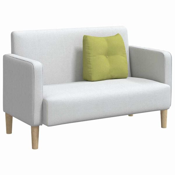 vidaXL Coussin de Dos Vert clair 45 x 24 x 50 cm tissu