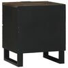 vidaXL Cabinet de chevet Noyer 40 x 33 x 46 cm Bois d'acacia massif
