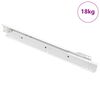 vidaXL Glissi&egrave;re de tiroir 73 pi&egrave;ces Blanc Acier