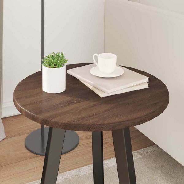 vidaXL Plateau de table Ch&ecirc;ne marron 40 x 40 x 1,5 cm