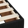 vidaXL Sommier &agrave; lattes de lit avec matelas Noir 120x200 cm Velours
