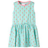 Robe pour enfants avec cordon de serrage menthe claire 116