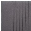 vidaXL Cadre de lit sans matelas gris clair tissu 90x200 cm