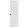 vidaXL Porte Corona Blanc 80 x 210 cm Bois d'ing&eacute;nierie