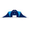 vidaXL Tente de camping Tissu 9 personnes Bleu fonc&eacute; et bleu