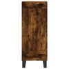 vidaXL Buffet Ch&ecirc;ne fum&eacute; 34,5x34x90 cm Bois d'ing&eacute;nierie