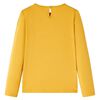 T-shirt enfants à manches longues ocre 128