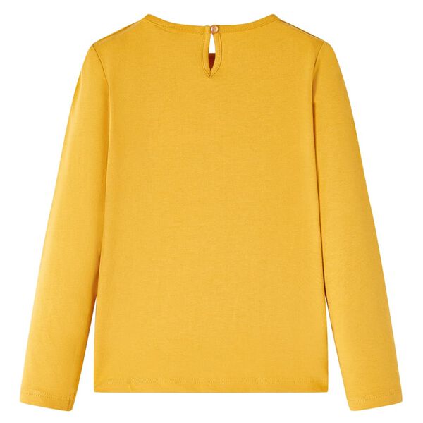 T-shirt enfants à manches longues ocre 128