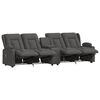 vidaXL Fauteuil de massage inclinable avec porte-gobelets 4 places