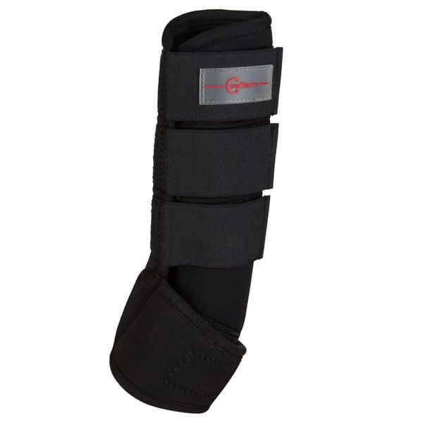 Kerbl Ensemble de guêtre de cheval 4 pcs Cob Noir 320132