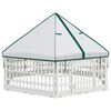 vidaXL Parc de Jeu pour Chiens &agrave; 6 Panneaux 177,5 x 154,5 x 112 cm