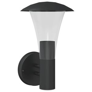 vidaXL Applique murale d'ext&eacute;rieur noir acier inoxydable