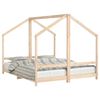 vidaXL Cadre de lit pour enfants 2x(80x200) cm bois de pin massif