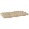 vidaXL Canapé central palette de jardin Blanc Bois de pin imprégné