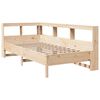 vidaXL Lit biblioth&egrave;que sans matelas 75x190 cm bois de pin massif