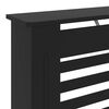 vidaXL Cache-radiateur MDF Noir 78 cm