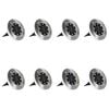 vidaXL Lampes solaires de sol 8 pcs Lumi&egrave;res LED couleur RVB