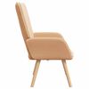 vidaXL fauteuil Beige 62 x 67 x 95,5 cm Tissu Sherpa