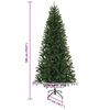 vidaXL Sapin de Noël artificiel Vert 180 cm PVC, PE et acier