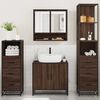vidaXL Ensemble de meubles de salle de bain 4 pcs chêne marron