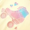 T-shirt pour enfants jaune tendre 104