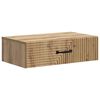 vidaXL Table d'appoint murale 59 x 34,5 x 17 cm Bois d'ing&eacute;nierie