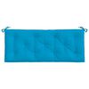 vidaXL Coussin de banc de jardin bleu clair 120x50x7 cm tissu oxford