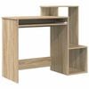 vidaXL Bureau Ch&ecirc;ne Sonoma Bois d'ing&eacute;nierie 106 x 41 x 88.5 cm