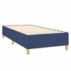 vidaXL Sommier &agrave; lattes de lit avec matelas Bleu 90x190 cm Tissu