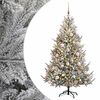 vidaXL Sapin de No&euml;l artificiel avec boules 180 cm 300 LED Blanc chaud