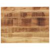vidaXL Dessus de table rectangulaire bois massif de manguier brut