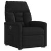 vidaXL Fauteuil inclinable électrique noir tissu microfibre