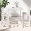 vidaXL Ensemble de bar de jardin 5 pcs blanc bois massif de pin